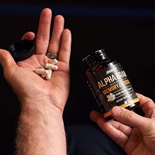 ONNIT Alpha Brain Nootropic Capsules for Focus