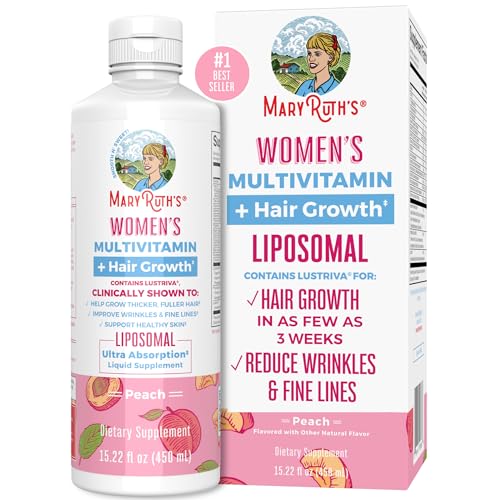 MaryRuth's Women's Multivitamin & Lustriva Hair Growth Bundle