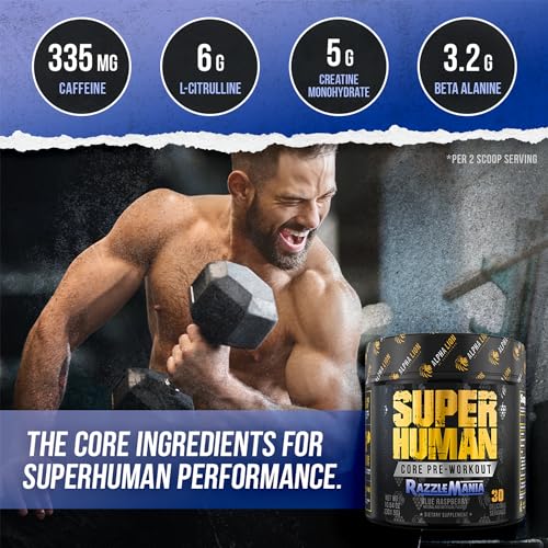 Alpha Lion Pre Workout with Creatine & Beta Alanine