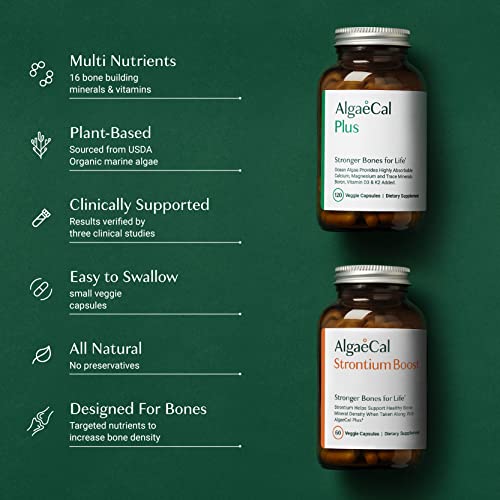 AlgaeCal Bone Builder Pack - Increase Bone Density, Clinically Supported