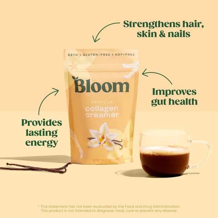 Vanilla Collagen Creamer - Grass-Fed Peptide & MCT