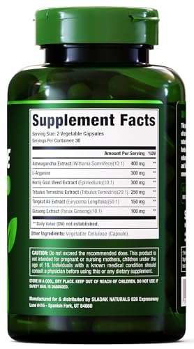 Testosterone Booster for Men - Muscle & Energy Aid
