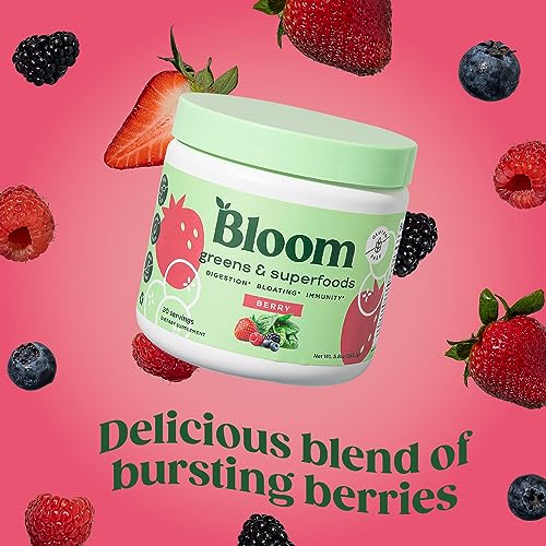 Bloom Nutrition Superfood Greens Powder with Digestive Support