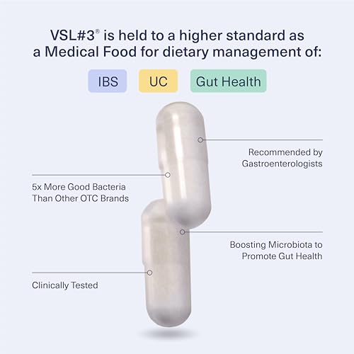 VSL #3 Probiotics Capsules for Digestive Health