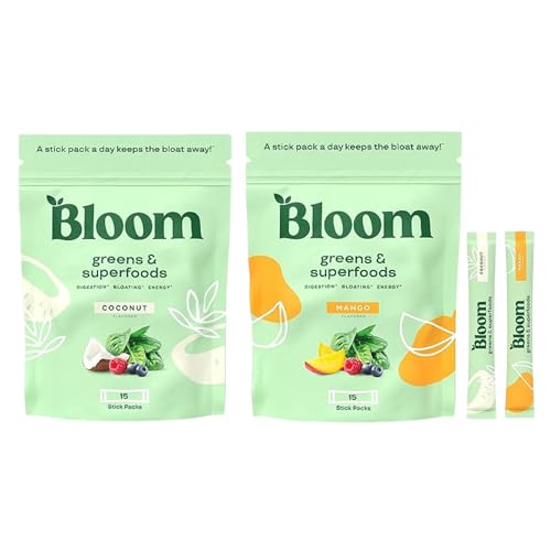 Bloom Nutrition Super Greens Powder Pack - Mango Coconut