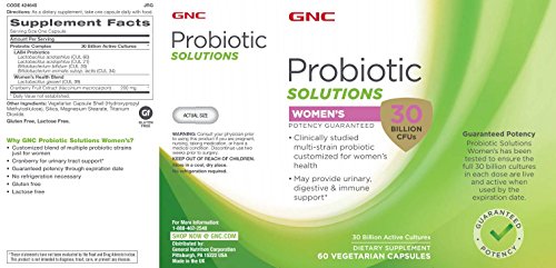 GNC Women's Probiotic - 30 Billion CFUs - Twin Pack