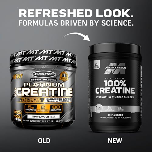 MuscleTech Platinum Creatine Monohydrate Powder Unflavored