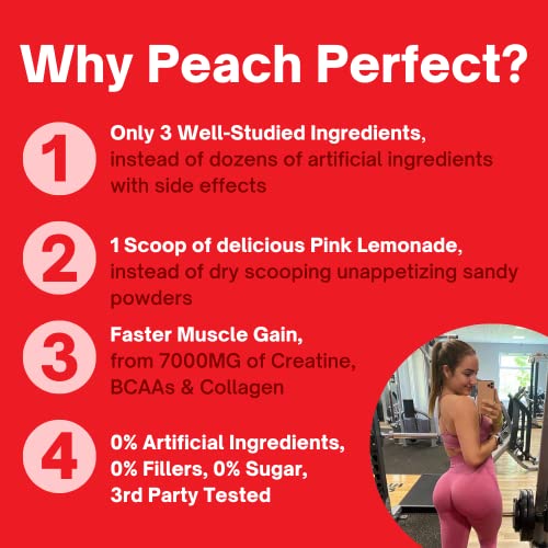Peach Perfect Vegan Creatine Powder with BCAAs