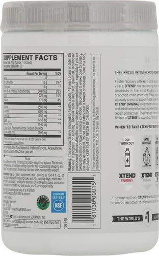 Xtend BCAA Powder Blue Raspberry Ice - Sugar Free