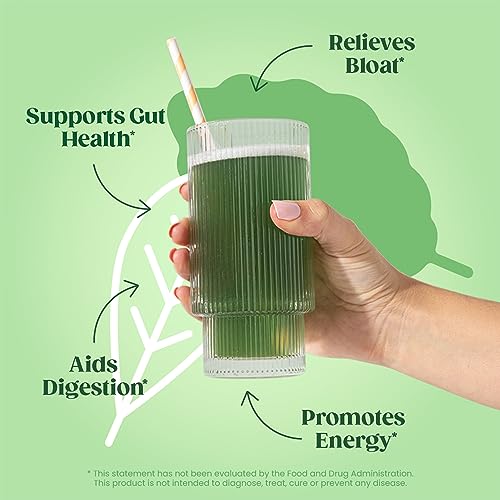 Bloom Nutrition Superfood Greens Powder + Probiotics, Gut Health