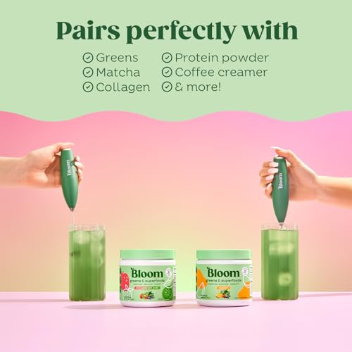 Bloom Nutrition Milk Frother and Drink Stirrer Kit