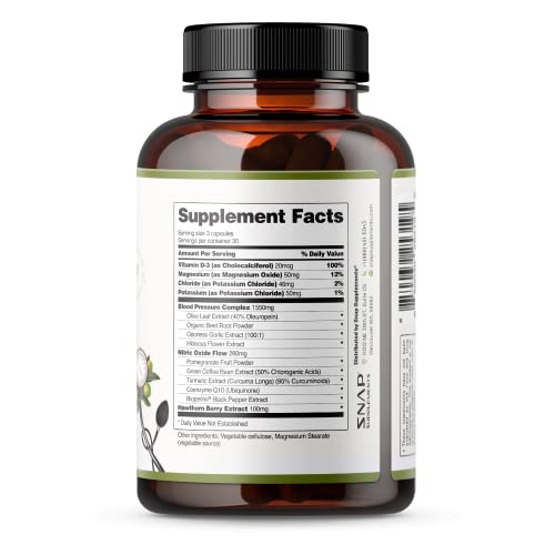 Snap Supplements Heart & Blood Circulation, 270 Capsules