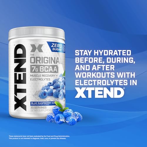 Xtend BCAA Powder Blue Raspberry Ice - Sugar Free