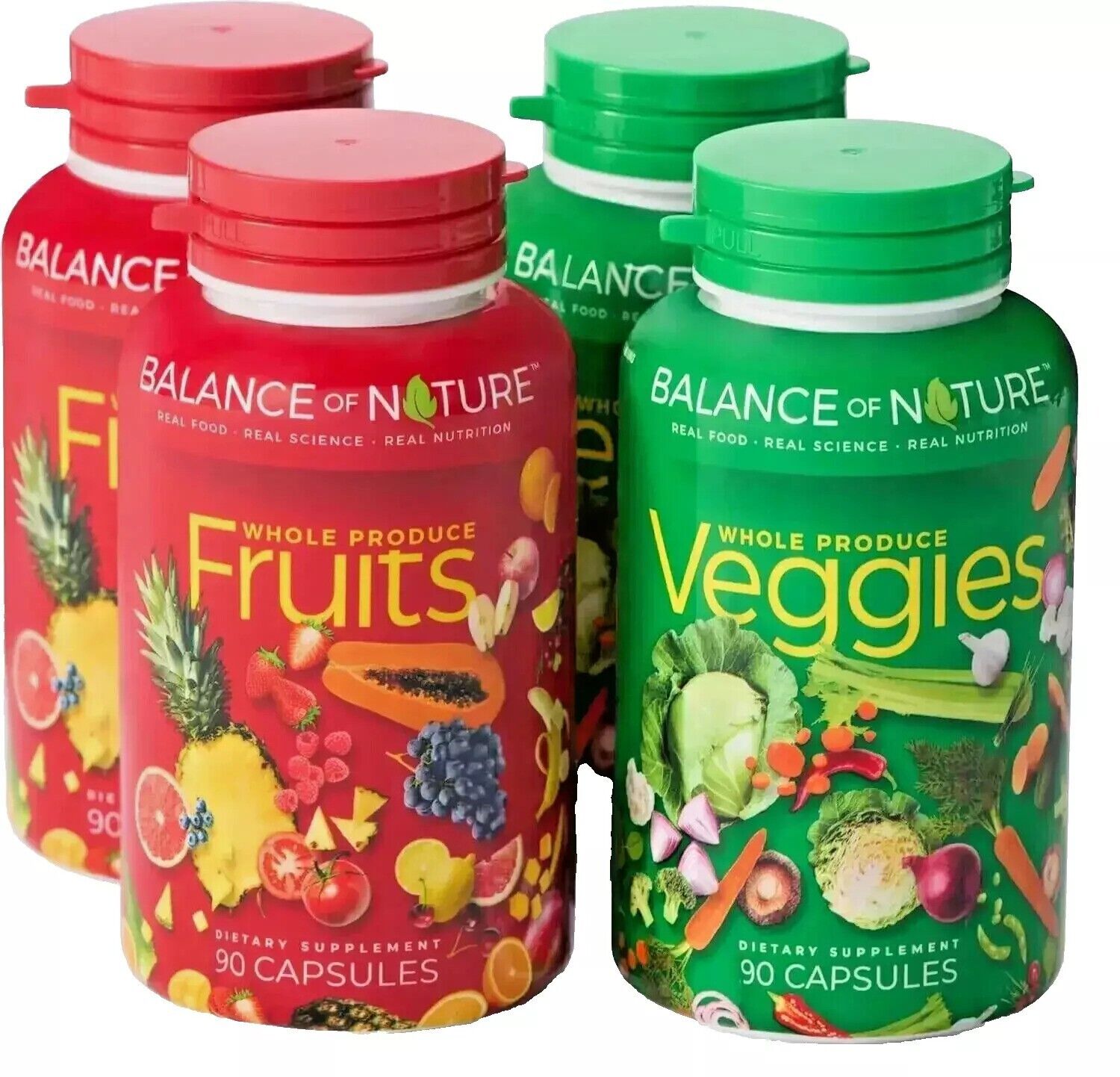 360 Capsules Combo-Pack: Balance Nature Fruits And Veggies