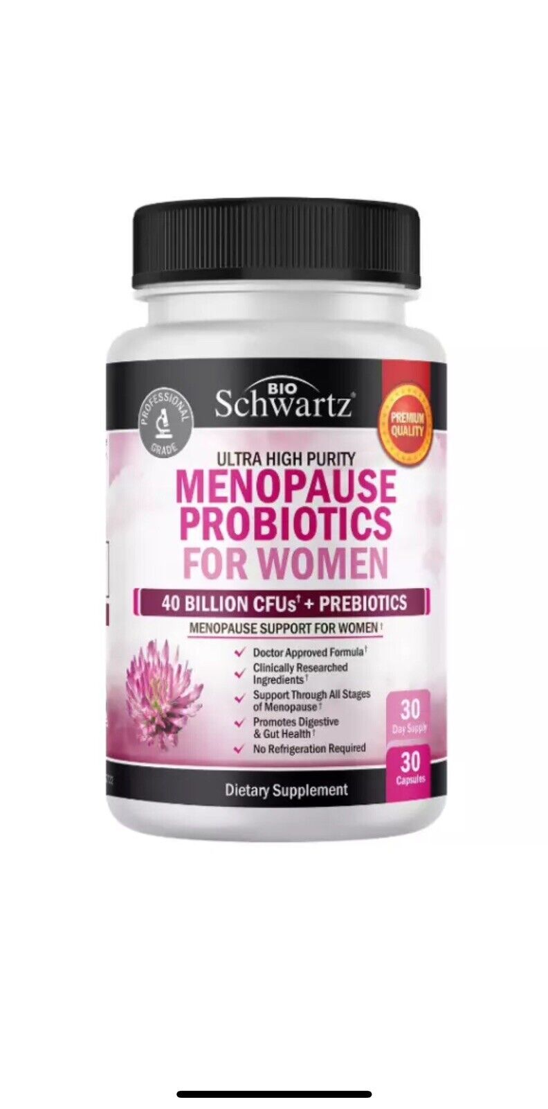 Women's Menopause Probiotics - 40 Billion CFU