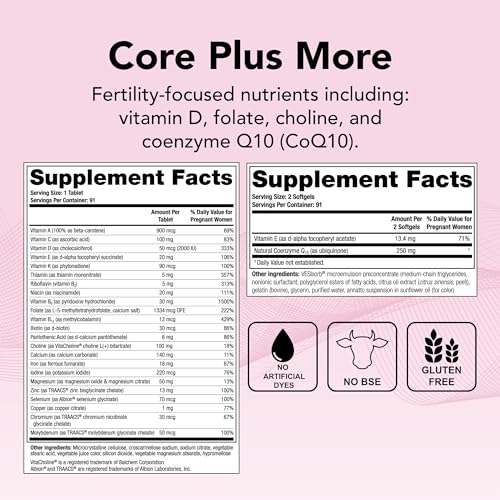 TheraNatal OvaVite Preconception & Fertility Vitamins - 13-Week Supply