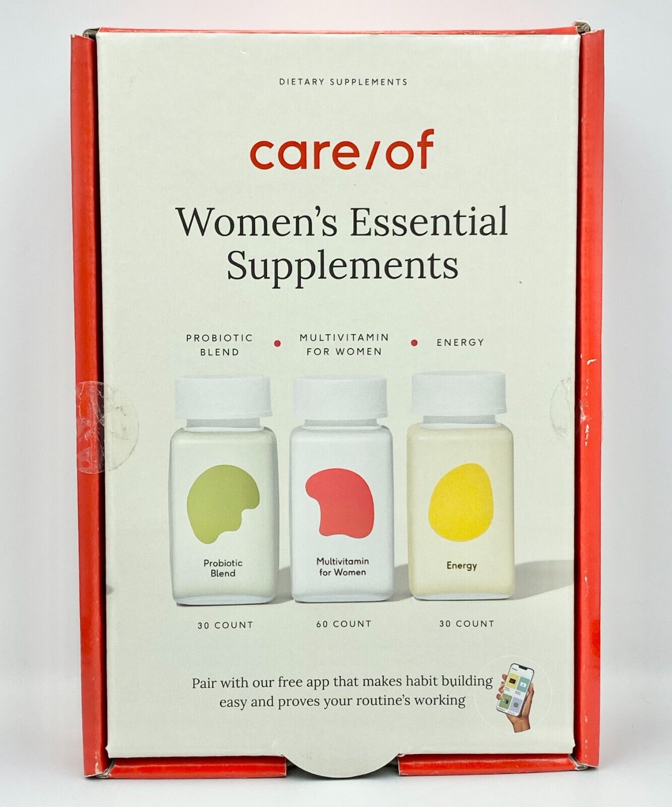 Women's Multivitamin Probiotic Energy Supplements 120CT 05/25