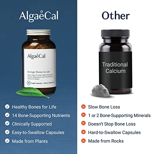 ALGAECAL Plant-Based Calcium Supplement with Vitamin D3
