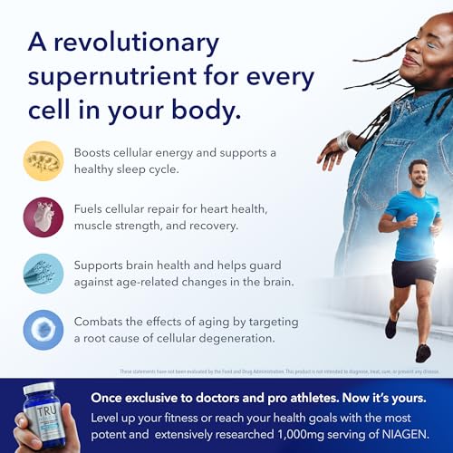 NIAGEN PRO NAD+ Anti Aging Supplement, 1000mg, 30 Servings
