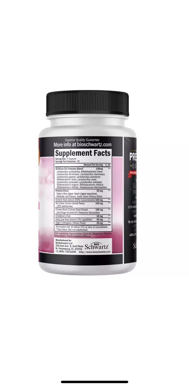 Women's Menopause Probiotics - 40 Billion CFU