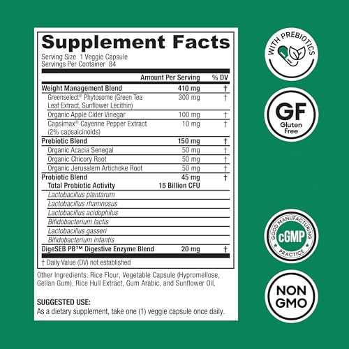 Physician's CHOICE Probiotics for Weight Management - 84ct
