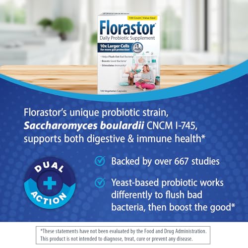Florastor Probiotics for Digestive and Immune Health