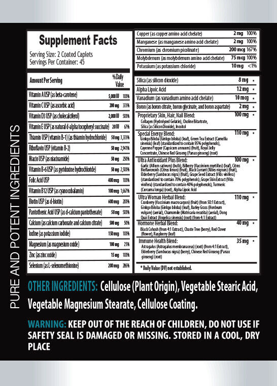 Ultimate Women's Menopause Complex for Weight Loss