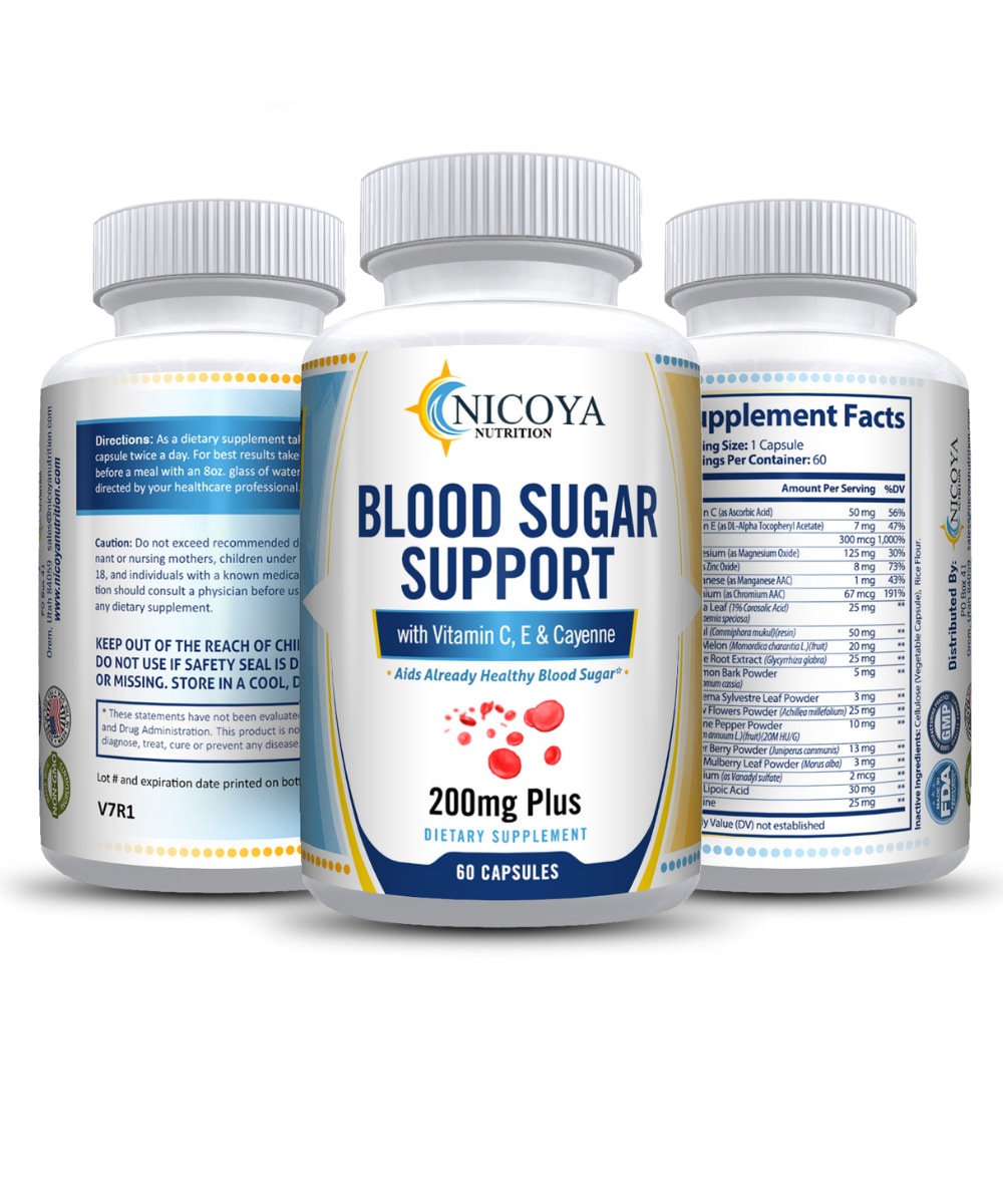 Natural Blood Sugar Support Supplement for Glucose Control