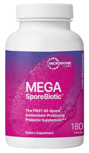 MegaSporeBiotic Probiotic for Digestive Health - 180 Capsules