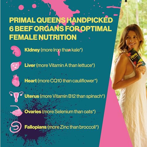 Primal Queen Female-Optimized Beef Organ Superfood Supplement