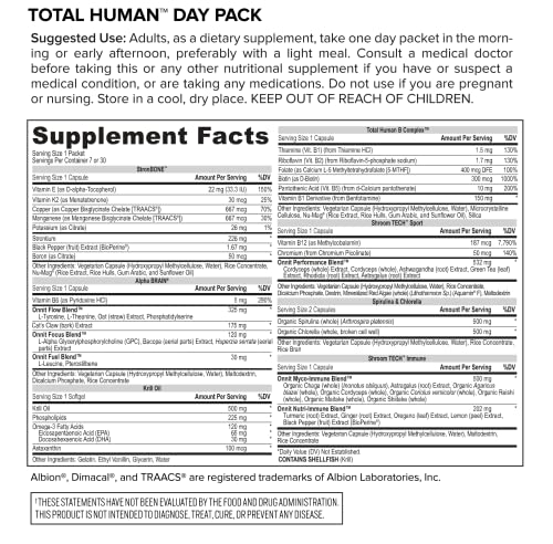 ONNIT Total Human Day & Night Vitamin Packs