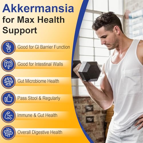 300 Billion AFU Akkermansia Muciniphila Probiotics - 240 Capsules