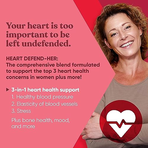 Heart Defend-Her: Women's Heart Health Supplements with 3-in-1 Blend