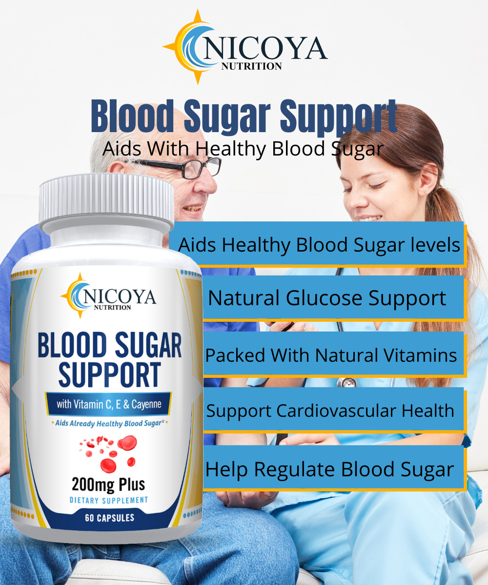 Natural Blood Sugar Support Supplement for Glucose Control