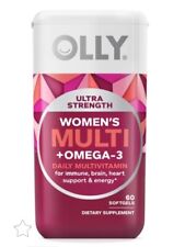 OLLY Ultra Women's Multi Softgels, Daily Multivitamin - 60 Count
