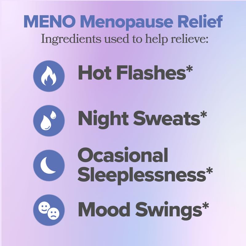 MENO Menopause Vitamins - Black Cohosh & Ashwagandha