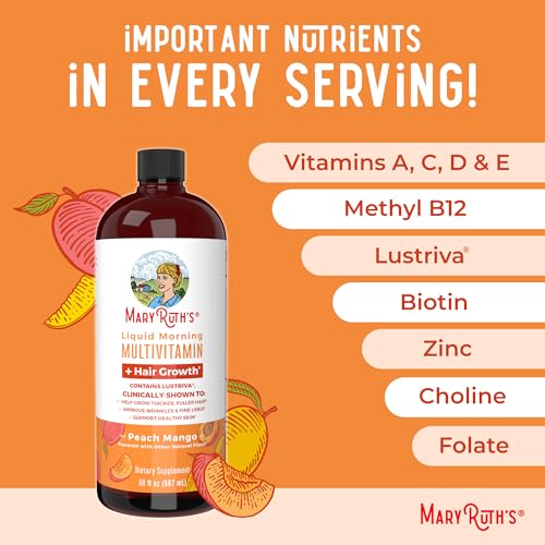 MaryRuth's Liquid Multivitamin + Lustriva® Hair Growth Vitamins