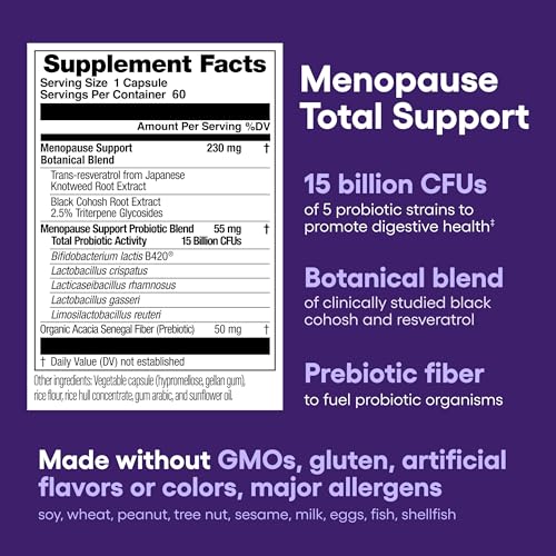 Menopause Probiotic for Women - Hormone Balance & Health