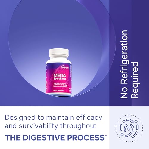 MegaSporeBiotic Probiotic for Digestive Health - 180 Capsules
