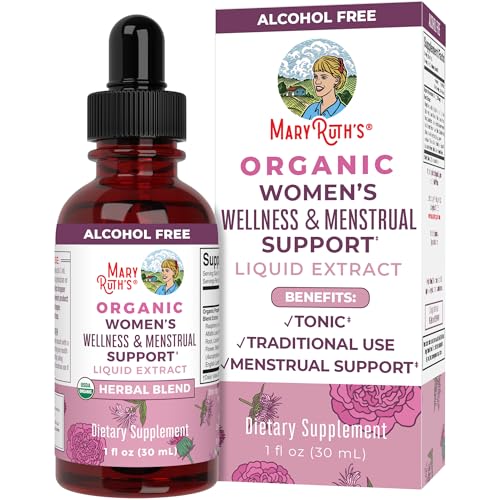 Organic Women's Liquid Herbal Supplement for Menstrual Support