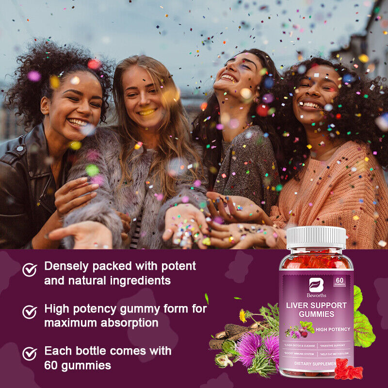 Milk Thistle Liver Detox Gummies -Immune Support-