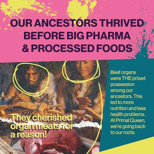 Primal Queen Female-Optimized Beef Organ Superfood Supplement