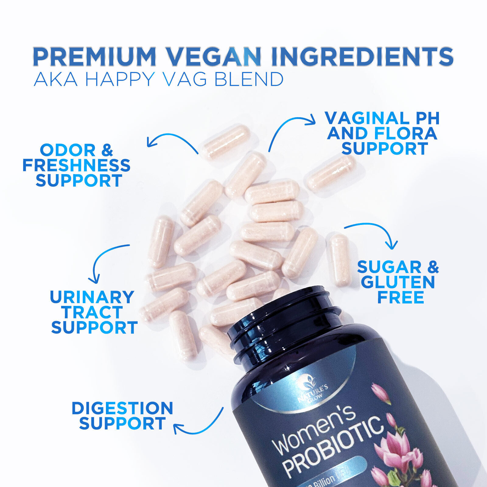 Women's Probiotics for Digestive, Immune, & Vaginal Health
