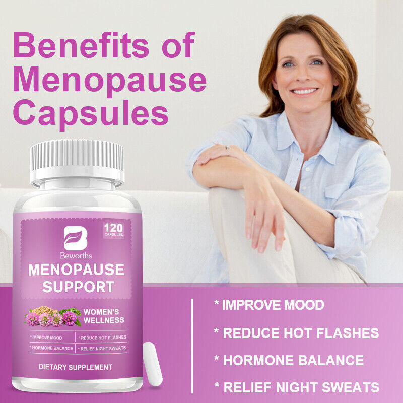Natural Menopause Capsules for Hormone Balance Support Women