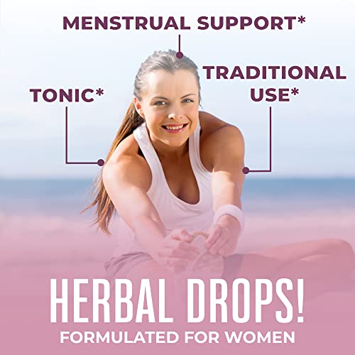 Organic Women's Liquid Herbal Supplement for Menstrual Support