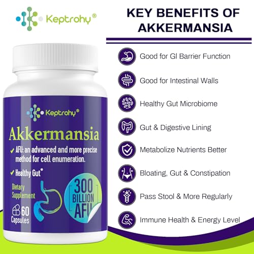 300 Billion AFU Akkermansia Muciniphila - Probiotics for Health