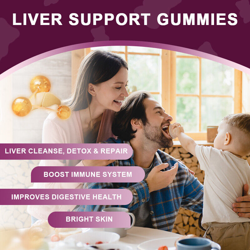 Milk Thistle Liver Detox Gummies -Immune Support-