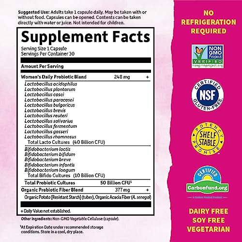 Garden of Life Women's Probiotics - 50 Billion CFU