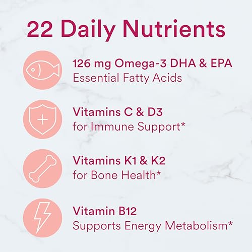 SmartyPants Women's Multivitamin Gummies: Omega 3 & More