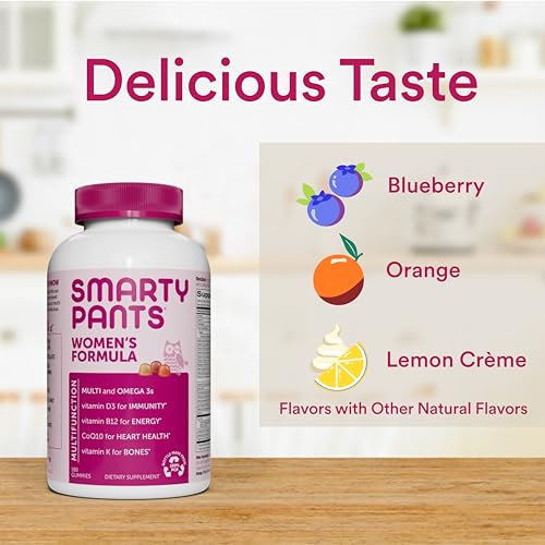 SmartyPants Women's Multivitamin Gummies: Omega 3 & More